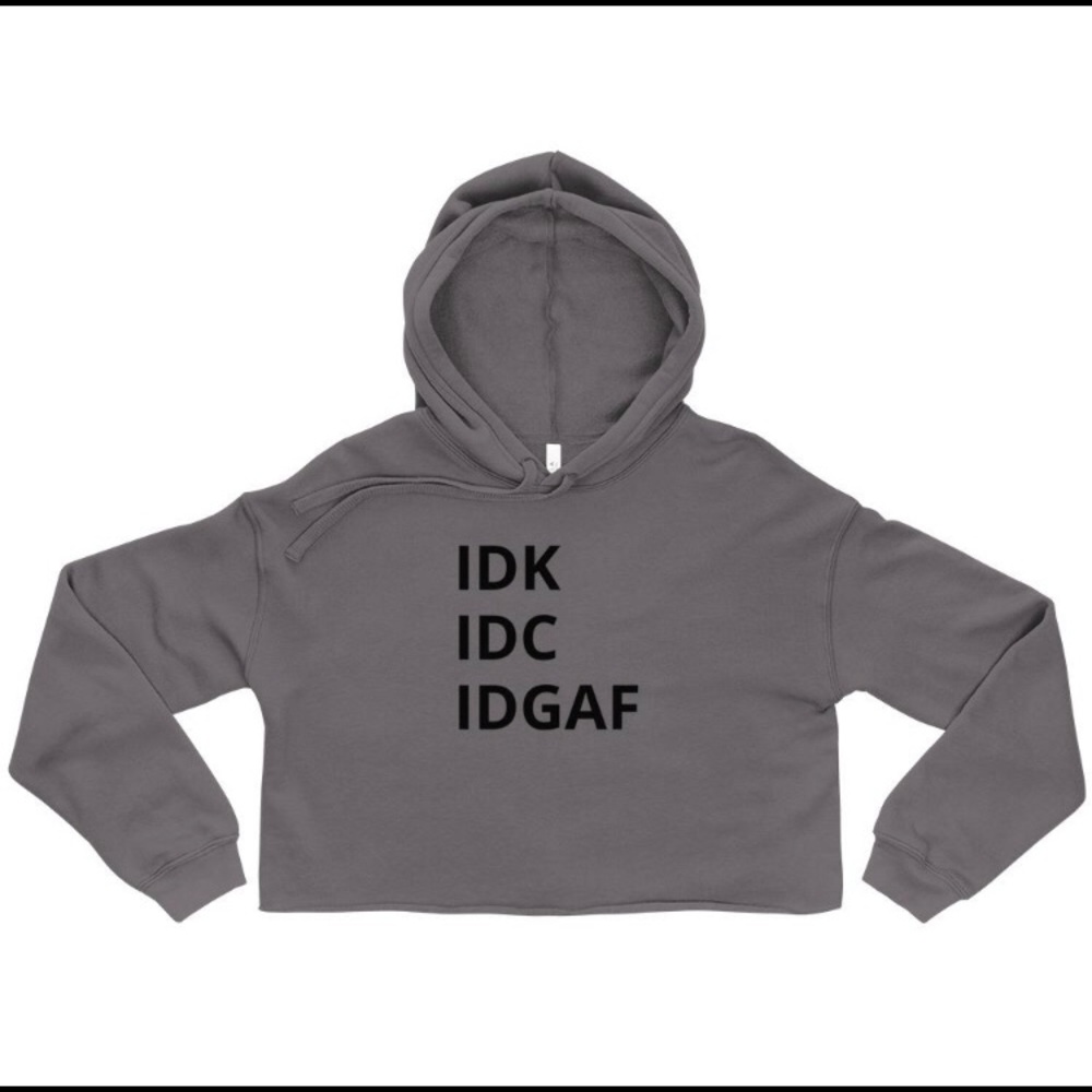 IDK Cropped Hoody